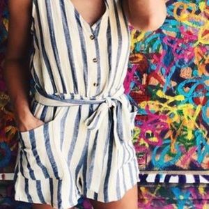 Stripped romper!